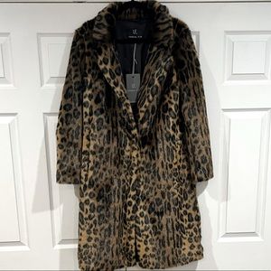 UNREAL FUR
The Long Weekend leopard-print faux fur coat